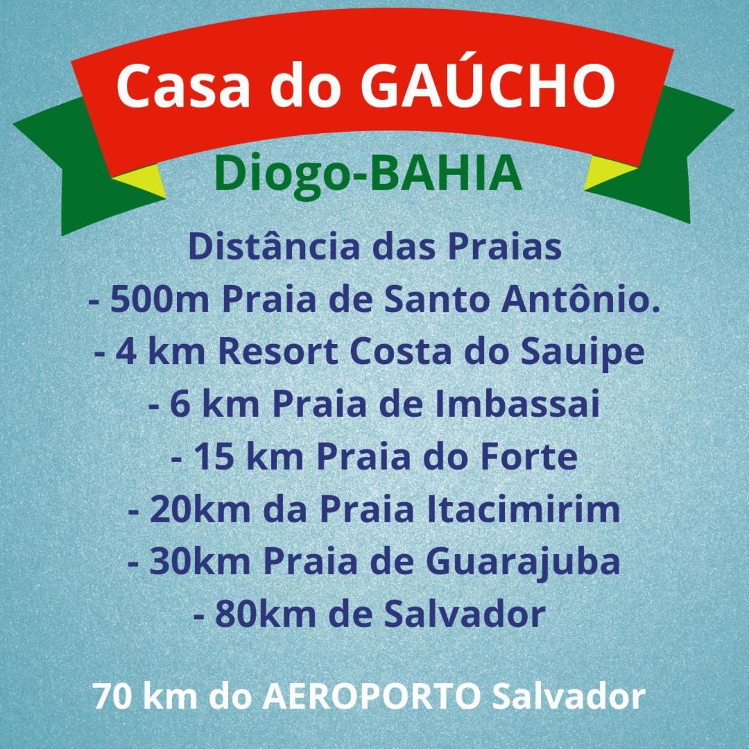Casa Praia Gaucho Santo Antonio Diogo Mata de Sao Joao Szoba fotó